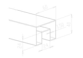 Handrail - Model 7000/7100 CAD Drawing
